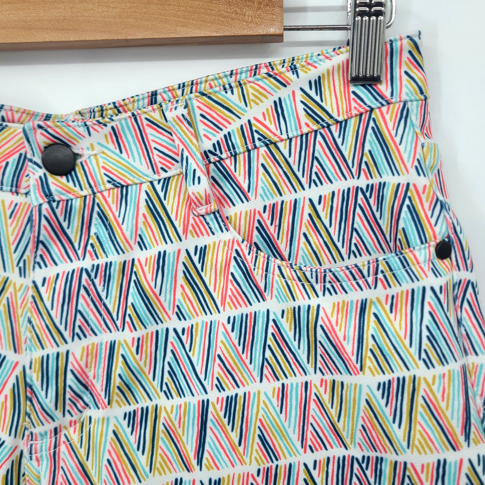 Ball Beachwear Short Kirk 5" Vibrant Colorful Retro Resortwear Festive Size 31 - Picture 2 of 9